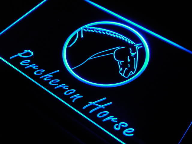 Percheron Horse Model Xmas Gift Neon Light Sign